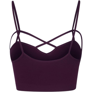 Nouveau 2025 haute qualité femmes Cross-Style Sport soutien-gorge Gym Fitness rembourré soutien-gorge léger gym yoga soutien-gorge - Product Image 2