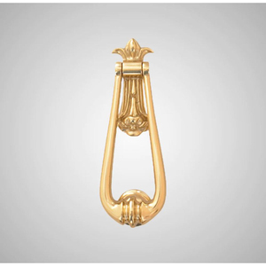 Heurtoir de porte en laiton de conception moderne de haute qualité diverses couleurs miroir poli porte avant accessoire de traction et de frappe pour l'entrée - Product Image 2