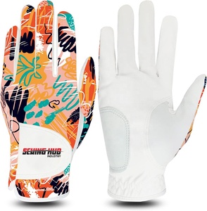 Gants de golf en cuir Cabretta en peau de mouton Logo personnalisé de qualité supérieure pour femme gaucher droitier Meilleure fabrication vente en gros - Product Image 3