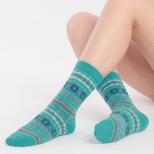 Wholesale High Quality Colorful Striped Crew Organic Cotton <b>Women</b> <b>Socks</b> Made Turkey Your Logo Brand OEM Customized Eco-Friendly - Product Image 6