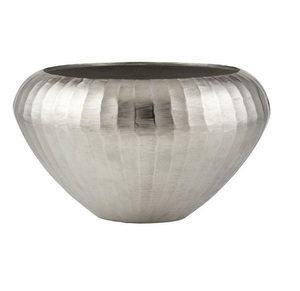 Pots métalliques standard décoration verticale Style classique Vases en métal plaqué or Vase à fleurs décoratif en aluminium fait à la main - Product Image 2