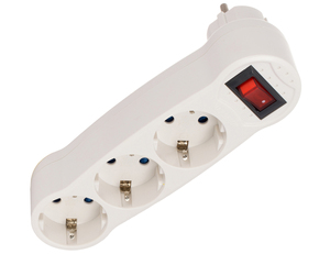 Connettore multipolare tripolare con interruttore illuminato (Solera V1302) - Product Image 1