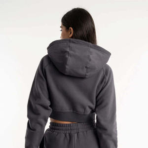 Nouveau Offre Spéciale Premium Quality Crop Top Hoodies pour les femmes et la saison d'hiver Matériel frais Crop Top Hoodies - Product Image 5