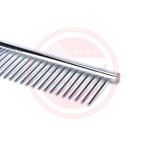 Peine antipulgas para perros de acero inoxidable Greyhound, herramientas y peines profesionales para el cuidado del cabello de mascotas al por mayor - Product Image 3