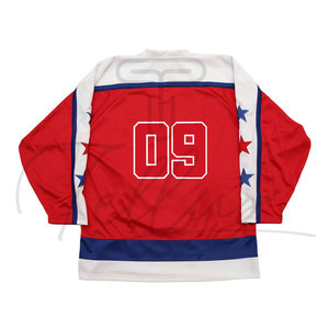 Maillot de hockey sur glace pour adulte, dernier design, couleur unie, 100% polyester, respirant, séchage rapide, prix de gros, meilleur prix, TELLUS APPAREL - Product Image 4