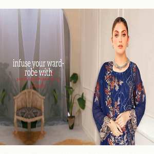 Elegante Salwar Kameez de 3 Piezas para Mujer, Alta Calidad, Vestido de Chifón con Bordado Intenso, Especial para Bodas, Multicolor, Estilo Indio-Pakistaní - Product Image 5
