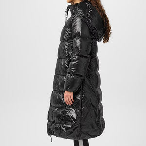 Vestes longues imperméables pour femmes sur mesure, veste longue Frostline pour femmes, origineur, vente en gros, vêtements isolés sur mesure, pipeline - Product Image 2