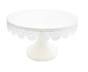 Three <b>Tier</b> Metal <b>Cake</b> Serving <b>Stand</b> White Powder Coated Finishing Metal <b>Cake</b> <b>Stand</b> For Wedding Birthday party Tabletop Decor Use - Product Image 2