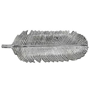 Plateau décoratif en aluminium à motif traditionnel réutilisable, écologique, motif traditionnel argenté décoratif - Product Image 6