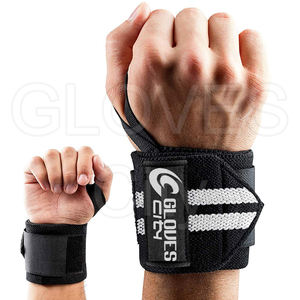 Gants élastiques super lourds City Wrist Wrap Logo personnalisable Compression Workout Gym Accessoire avec réglage respirant - Product Image 6