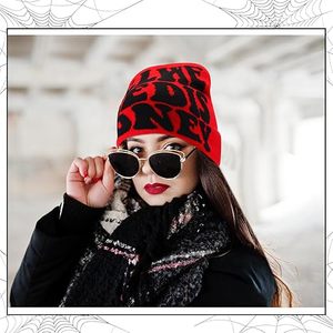 Bonnets graphiques à pois double face pour adultes unisexes 100% Acrylique tricoté personnalisable - Product Image 5