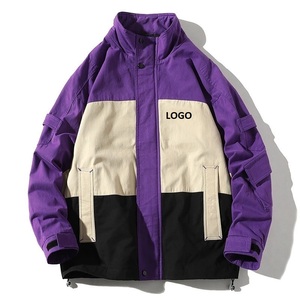 Offre Spéciale OEM 2024 Personnalisez Votre Propre Rétro Vintage Full Zip Color Block Coupe-Vent Coupe-Vent Pour Hommes Respirant - Product Image 2