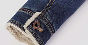 wholesale custom made OEM NEW Men Winter <b>Denim</b> <b>Jacket</b> Warm Wool <b>Liner</b> Coat Outwear Jean <b>Jackets</b> Casual <b>Denim</b> <b>Jackets</b> custom logo - Product Image 5