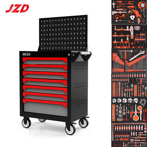 Carrello Portautensili Mobile a 7 Cassetti per Autofficina, Armadio Portautensili con Ruote in Acciaio Inox, Cassettiera per Officina - Product Image 2