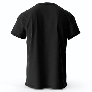 T-shirt court de style vintage pour hommes T-shirt en tricot lavé à motif imprimé avec logo personnalisé 100% coton pour hommes - Product Image 2