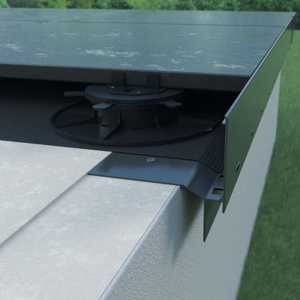 Renoplast ®   Perfil de aluminio para aleros W60, construcción de terrazas y balcones, suelos ventilados, sistemas de drenaje - Product Image 4