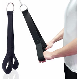 Attachement de câble de corde de triceps sangles d'extension de triceps équipement de gymnastique poignées d'entraînement à domicile pour bandes de résistance - Product Image 3