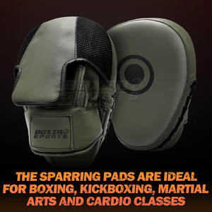 ถุงมือต่อยมวยสำหรับฝึกศิลปะการต่อสู้นวมสำหรับฝึกชกมวยทำจากหนัง PU ปรับสายได้โลโก้ได้ตามต้องการ - Product Image 2