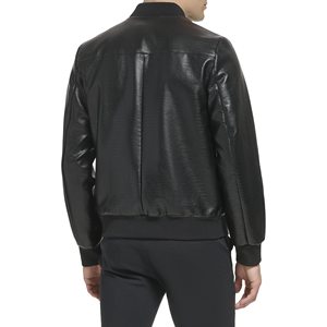 Veste en cuir de haute qualité pour homme, coupe ajustée, style audacieux, grande taille, imperméable - Idéale pour l'automne et l'hiver, veste pour homme - Product Image 5