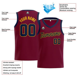 Conception personnalisée 100% polyester sublimation uniformes de l'équipe de basket-ball chemise maillot de basket-ball pour les hommes - Product Image 3