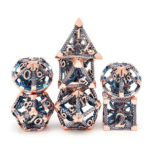 Juego de mesa Cthulhu Dungeon 3D Octopus, dados poliédricos DND de resina de 16mm, cobre multifacético hueco acrílico de 6 caras al por mayor - Product Image 4
