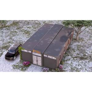 Grand Luxe 40'+ Expandable Container Office 865 SF Modular Office <b>Trailer</b> Portable Workspace Solution Supermarket School Entry - Product Image 3