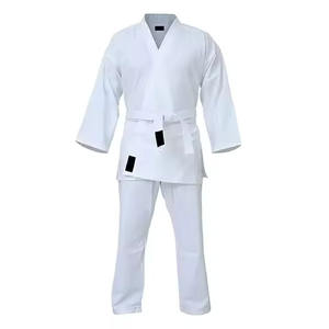 Meilleures ventes en gros Uniforme de karaté Hommes Femmes Combinaisons d'arts martiaux professionnelles Unisexe Combinaison de combat en coton avec logo personnalisé - Product Image 5