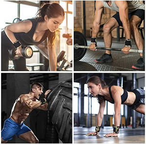 Muñequeras Deportivas Personalizadas de Alta Calidad, Antideslizantes, Profesionales, Soporte para Levantamiento de Pesas, Unisex, de Goma Natural y PVC - Product Image 3