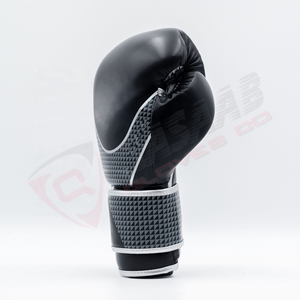Gants de boxe professionnels Offre Spéciale Logo imprimé en cuir PU doigt complet noir rouge tailles 16oz pour adultes gants de boxe en gros - Product Image 5