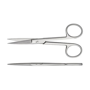 Ciseaux de dissection chirurgicaux de haute qualité Ciseaux de Forman tranchants dentelés à pointe dentelée en acier métallique - Product Image 5