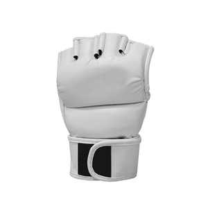 Suministro directo de fábrica Guantes de agarre MMA de medio Dedo de cuero PU de alta calidad para bolsa MMA Sparring Grappling Training - Product Image 2