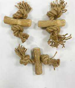 Venta al por mayor The Wooden Dog Chew hecho de madera de café natural 100%-La buena opción para su mascota en su tiempo de juego - Product Image 5