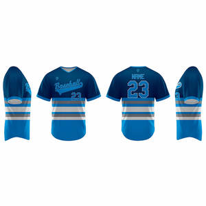 เสื้อเจอร์ซีย์เบสบอลของผู้ชายเสื้อกีฬาแบบเย็บตะเข็บแบบอเมริกันชื่อและหมายเลขแบบกำหนดเอง - Product Image 3