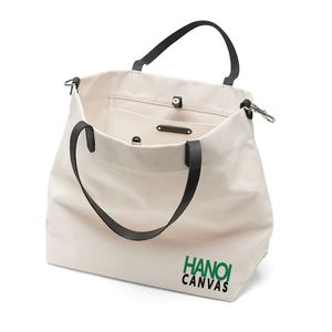 Fabricante vietnamita directo OEM venta al por mayor bolsa de lona personalizada tamaño personalizado algodón mango Logo regalo - Product Image 3
