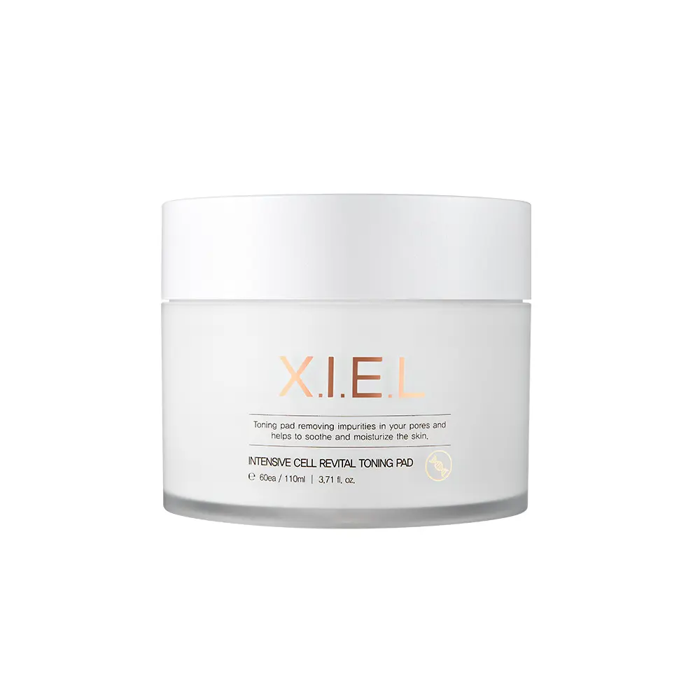 XIEL Intensive Cell Revital Toning Pad Plus helps remove fine impurities and dust helps maintain clear Made In Korea Best