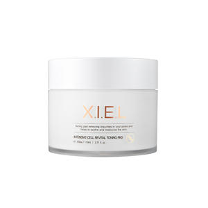 XIEL Intensive Cell Revital Toning Pad Plus ayuda a eliminar las impurezas finas y el polvo ayuda a mantener la claridad Hecho en Corea Mejor - Product Image 1