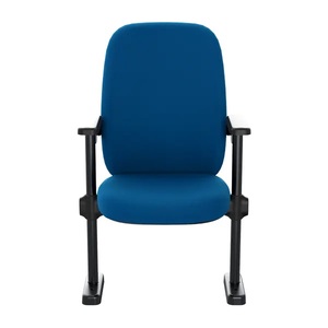 Silla de teatro con Marco en U 2022 con cubierta trasera de asiento de Metal moldeada por inyección, silla de auditorio de Venta caliente para soporte trasero adicional - Product Image 2