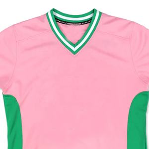Maillots de baseball pour sororités, broderie chenille personnalisable, respirants, grandes tailles, unisexes, avec logo imprimé à l'écran - Product Image 2