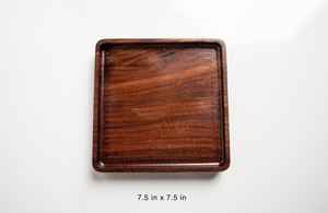 Plateau en bois fait main, écologique - Design rectangulaire moderne, couleurs naturelles, plusieurs tailles disponibles, Art & Objets de collection - Product Image 3