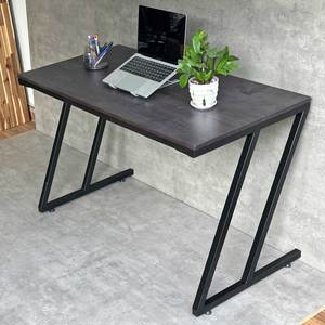 Escritorio Minimalista en Forma de Z de Madera de Caucho de 60x120cm con Patas HBMN034 - Product Image 4