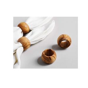 Anneaux de serviette en bois décoratifs, conçus pour des tables élégantes, des dîners, des mariages, des fêtes, des hôtels, des restaurants et des maisons - Product Image 6