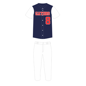 Uniformes de béisbol y softbol de sarga de aparejos sublimados personalizados OEM/ODM para equipos de adultos y jóvenes, ligas de clubes - Product Image 2