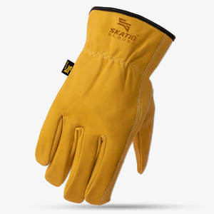 Skatiq Guantes de Seguridad de Cuero Resistentes al Agua y al Aceite con Protección para Manos y Brazos, Talla XL, Original, Talla XL, 1, 2, 1, 1, 2 - Product Image 4