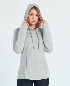 Vente en gros de pulls à capuche d'hiver personnalisés pour femmes, sweats à capuche tricotés solides et décontractés en chenille pour femmes - Product Image 3