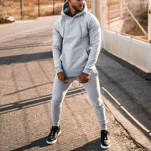 Fabricante al por mayor de ropa deportiva para hombre con cremallera y Sudadera con capucha y Jogger conjunto de 2 piezas chándal personalizado para hombre traje de jogging - Product Image 1