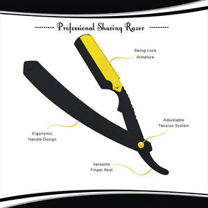 Precio bajo de acero inoxidable Razer de afeitar Venta al por mayor Single Blade Edge Safety Barber Razor para hombres - Product Image 3