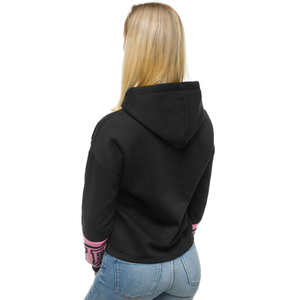 Sudaderas suaves de moda para mujer, ropa de calle informal, sudaderas con capucha con hombros caídos y cuello con capucha de acento de lazo - Product Image 5