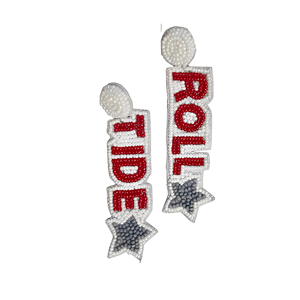 Muestre su espíritu de equipo con los pendientes de cuentas BAMA PRIDE Gameday-Exprese su amor por el equipo - Product Image 3