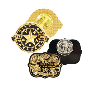 Pins de Solapa Personalizados de Metal con Diseño de <span class=keywords><strong>Príncipe</strong></span> Rana, Dorado y <span class=keywords><strong>Negro</strong></span>, con Caballo, para Hombre, para Coche, con Cajas de Empaque para Trajes de Mujer - Product Image 4