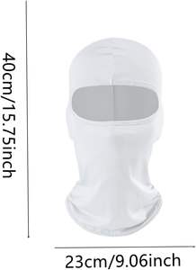 Masque de ski cagoule en polyester OEM 100% personnalisé respirant léger masque intégral de protection contre les UV et le vent pour le sport - Product Image 4